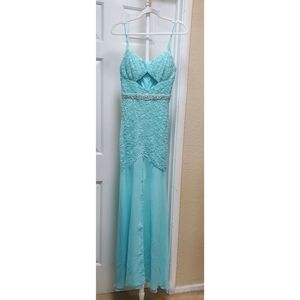 Turquoise gown